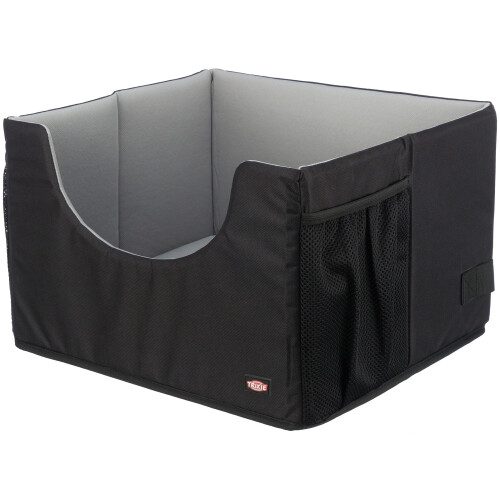 Asiento para Coche, 45 × 28 × 40 cm, Negro/Gris